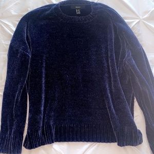 Blue Velvet Sweater